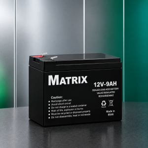 باتری یو پی اس 12 ولت 9 آمپر ساعت برند MATRIX - ماتریکس